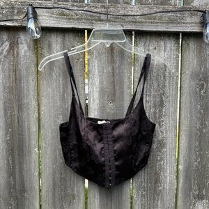 PacSun Black Women's Corset Top